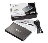 MasterStor 2 años de garantía-USB 3.0 Super-rápido portátil Disco Duro Disco Duro Externo SATA de 2,5 Pulgadas Disco Duro Externa Unidad de Disco Duro portátil (250 GB, Black)
