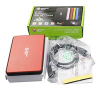 MasterStor Disco Duro SATA de 2,5 Pulgadas Disco Duro Externo USB 3.0 portátil Disco Duro Externo súper rápido Disco Duro para portátil Mac y PC (garantía de 2 años), Color Rojo Rojo Rosso 500 GB
