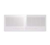 Masterzone Slim 90cm 2 Zonas flexibles Placa de Inducción 4 Fuegos Blanco
