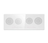 Masterzone Slim 90cm Placa de Inducción 4 Fuegos Blanco