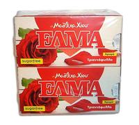 Mastic Gum (Elma) con caja de rosas 10 x 10 piezas - Chios Mastiha por Mastiha Growers Association
