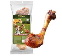 Masticable De Hueso De Ternera para Perros Que Muerden con Fuerza, Huesos Crujientes Y Juguete L De Razas PequeñAs, Medianas Y Grandes. Masticar Huesos Ayuda A Los Perros A Crecer (XL, 1PC)