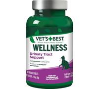 Masticables para el tracto urinario para gatos Vet's Best | Apoya un tracto urinario saludable en gatos | 60 tabletas masticables
