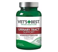 Masticables para el tracto urinario para gatos Vet's Best | Apoya un tracto urinario saludable en gatos | 60 tabletas masticables