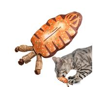 Masticar Gato - Peluche De 6.5 Pulgadas | Crystal Velvet - En Forma De Hueso Relleno De Algodón PP Promoviendo La Salud Estimulación Del Instinto Natural Entretenimiento Y
