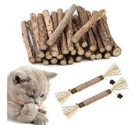 Masticar Palos Gato, Palitos De Hierba Gatera, 30+2 Piezas Palitos De Catnip para Gatos, Palitos Matatabi Gatos, Juego Hierba Gatera para Gato, Hierba Gatera Juguete, Juguetes del Catnip,Palo De Gato