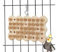Masticar tapón de juguete - jaula, accesorios de jaula de parquet Corcho para loros Lovebird Cockatiel Conure