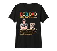 Mastiff Dog Dad Definition For Daddy Funny Fathers Day Camiseta Premium