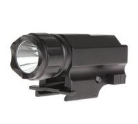 Mastiff P10 - Lámpara LED de 2 modos de 500 lúmenes, 20 mm, riel Picatinny de liberación rápida, 1 linterna táctica de celda de batería CR123A