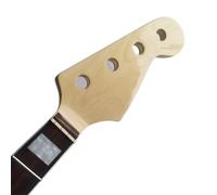 Mástil de bajo eléctrico Jazz arce 4 cuerdas, diapasón palisandro 20 trastes, 34 pulgadas