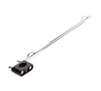 Mástil de Bandera de Acero Inoxidable - Soporte para mástil de | de fijación Universal Duradero de Bandera | Accesorio de yate Resistente a la corrosión con Abrazadera para navegar en