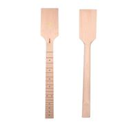 Mástil de guitarra 22 trastes, 25,5 pulgadas, diapasón arce, incrustaciones puntos, paleta, cuellos