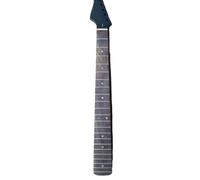 Mástil de guitarra 22 trastes, diapasón palisandro 25,5 pulgadas, color negro mate, mano izquierda