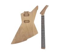 Mástil De Guitarra Acústica Juego De Mástil De Guitarra Eléctrica De 22 Trastes Semiacabado Accesorios De Bricolaje Fáciles De Instalar(Type 2)