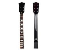 Mástil De Guitarra De 22 Trastes, Mango De Guitarra Con Acabado Negro Sólido De Palisandro De Madera De Arce Para Guitarra Eléctrica