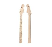 Mástil De Guitarra De Arce Con 24 Trastes, Incrustaciones De Perno En Estilo, Cuellos De Repuesto De Guitarra Sin Terminar Para Bricolaje