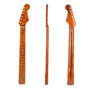 Mástil De Guitarra DIY Guitarra Eléctrica Pintada A Mano Brillante De 21 Y 22 Trastes Mástil De Arce Diapasón De Una Pieza(21 fret)