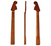 Mástil De Guitarra DIY Mástil De Arce Tostado De 6 Cuerdas Y 22 Trastes Con Cejuela Superior De Hueso Y Tubo Inferior De Melocotón Para Guitarra Eléctrica ST