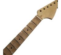 Mástil De Guitarra DIY Mástil De Guitarra Clavijero Grande Diapasón Completamente Festoneado Arce 21 Trastes