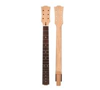 Mástil de guitarra eléctrica, 22 trastes, 24,75 pulgadas, incrustaciones de puntos, palisandro, juego sin terminar en talón para calidad Luthier