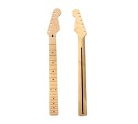 Mástil De Guitarra Eléctrica, 22 Trastes, Diapasón De Arce, Cabezal Para ST Strat Con Línea Central Trasera