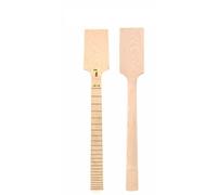 Mástil de guitarra eléctrica Diy, 24 trastes, Arce, 25,5 pulgadas, hecho a mano, sin terminar