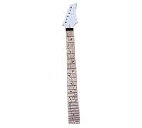 Mástil De Guitarra Guitarra Eléctrica DIY De 6 Cuerdas 24 Trastes Mástil De Madera De Arce Tallado Con Doble Manivela