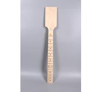 Mástil de guitarra sin terminar 22 trastes para guitarra eléctrica TL ST, diapasón de arce cabeza de paleta DIY guitarra Dot Inlay (25.5 pulgadas)