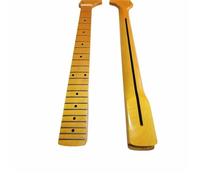 Mástil De Repuesto Para Guitarra 21 Trastes 22 Trastes Clavijero Grande Mástil De Arce Diapasón Incrustaciones De Puntos Pintura Brillante Accesorios De Guitarra Piezas(22 Frets)