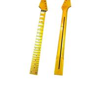 Mástil De Repuesto Para Guitarra 22 Trastes 24 Trastes Clavijero Invertido Mástil De Guitarra Eléctrica De Arce Diapasón Festoneado(22 Frets)