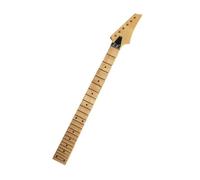 Mástil De Repuesto Para Guitarra Mástil De Arce De 24 Trastes Con Pintura Brillante Diapasón Festoneado Incrustaciones De Puntos Accesorios Para Guitarra Eléctrica