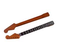 Mástil De Repuesto Para Guitarra Mástil De Arce De Grano De Tigre Carbonizado De 22 Trastes Diapasón De Palisandro Cejuela De Hueso De Buey Para Guitarra Eléctrica ST