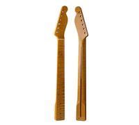 Mástil De Repuesto Para Guitarra Mástil De Arce Tigre De 21 Trastes Con Punta De Sonido De Carcasa Verde Adecuado Para Accesorios De Bricolaje De Guitarra Eléctrica TL