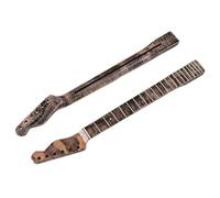 Mástil De Repuesto Para Guitarra Mástil De Guitarra De Arce Con Mango De Tigre Brillante Instrumento Modificado Para Armar Uno Mismo