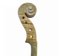 Mástil de violín Clavijero Madera de arce flameado Tamaño 4/4 Sin terminar