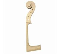 Mástil de violonchelo tallado con cabeza de arce enrollado, tamaño 4/4, 3/4 y 1/2, sin barnizar, piezas y accesorios for violonchelo(3-4)