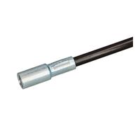 Mastil flexible deshollinador rosca m12 longitud de 1,4 metros.