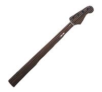 Mástil for bajo de 4 cuerdas sin trastes, piezas repuesto for diapasón con patrón arce 20 y 34 pulgadas