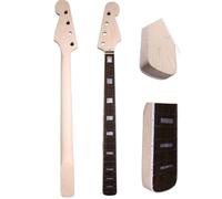 Mástil for bajo de Jazz arce, 20 trastes, 86,36 cm, diapasón palisandro con incrustaciones bloque, 34 pulgadas