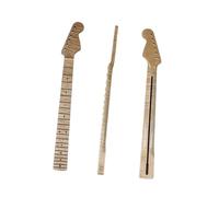 Mástil Guitarra DIY 21 Guitarra Eléctrica Integrada Francesa Cuello Con Brillo Natural Arce A Rayas De Tigre Instrumento Profesional Bricolaje