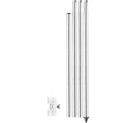 Mástil maxview con soporte de pared lateral
