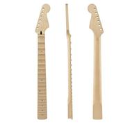 mástil para guitarra Forma De Abanico Completa Mate De 22 Trastes Adecuada Para Mango De Guitarra Eléctrica ST, Diapasón Ondulado Con Mástil De Arce Canadiense