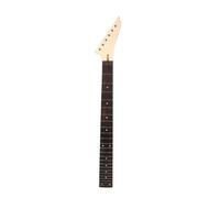 mástil para guitarra Mástil de guitarra eléctrica para mano izquierda, diapasón de madera de arce de 24,75 pulgadas, 24 trastes, atornillado