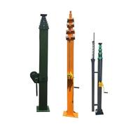 Mástil Telescópico De Torre Superior De Cabrestante De Manivela De Aluminio, 5m, 11m, 15m, For Antena Repetidora, Área Final, Vídeo, Radioaficionado, Meteorología(4m)