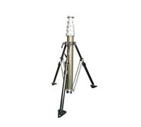 Mástil telescópico neumático bloqueable de 6M, aluminio 6063-T5, elevación por aire, montaje en trípode/vehículo, carga máx. 30kg, for antena cámara iluminación comunicaciones