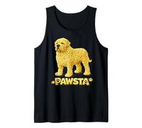 Mastín Espagueti Fideos Comida Italiana Cachor Camiseta sin Mangas