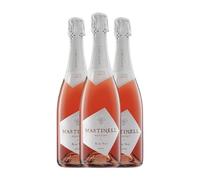 MasTinell Rosé Trepat Brut Cava Reserva 75 cl Espumoso rosado (Caja de 3 Botellas de 75 cl)