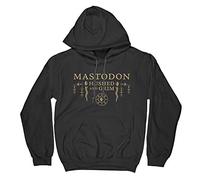 Mastodon Sudadera con capucha Hushed & Grim Cover Band Logo Nuevo Oficial, Negro , S