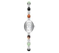 MASTOP Reloj analógico Digital para Hombre, Esfera Grande, Reloj Deportivo Casual, Reloj Militar multifunción con luz LED, T Plateado Colorido, Reloj de Pulsera Vintage para Mujer, diseño de Cuarzo