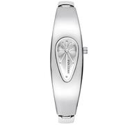 MASTOP Reloj de pulsera para mujer, elegante reloj de pulsera de cuarzo de acero inoxidable con esfera ovalada minimalista, diseño de pulsera de moda para uso casual o de vestir, plateado (All Silver